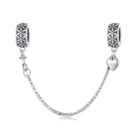 Pandora Style Flower of Life Silicone Safe Chain - SCC2632