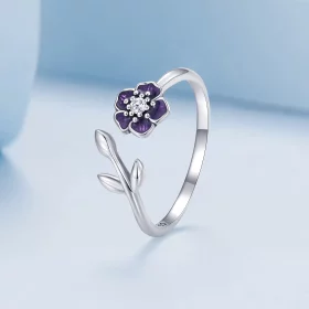 Pandora Style Flower Open Ring - BSR394 Pandora Style Flower Open Ring - BSR394