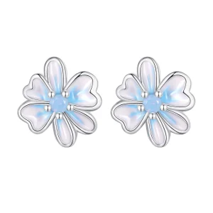 (image for) Pandora Style Flower Studs Earrings - SCE1572