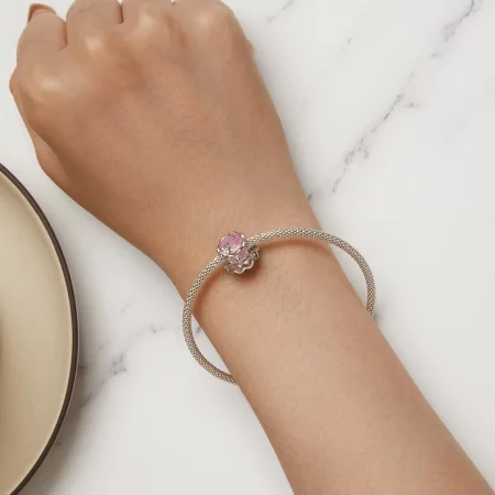 Pandora Style Flower Tea Cup Charm - SCC2563