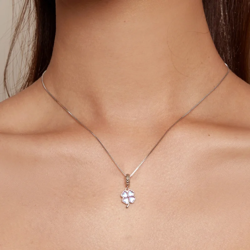 (image for) Pandora Style Four Leaf Clover Dangle - BSC899 - View 5