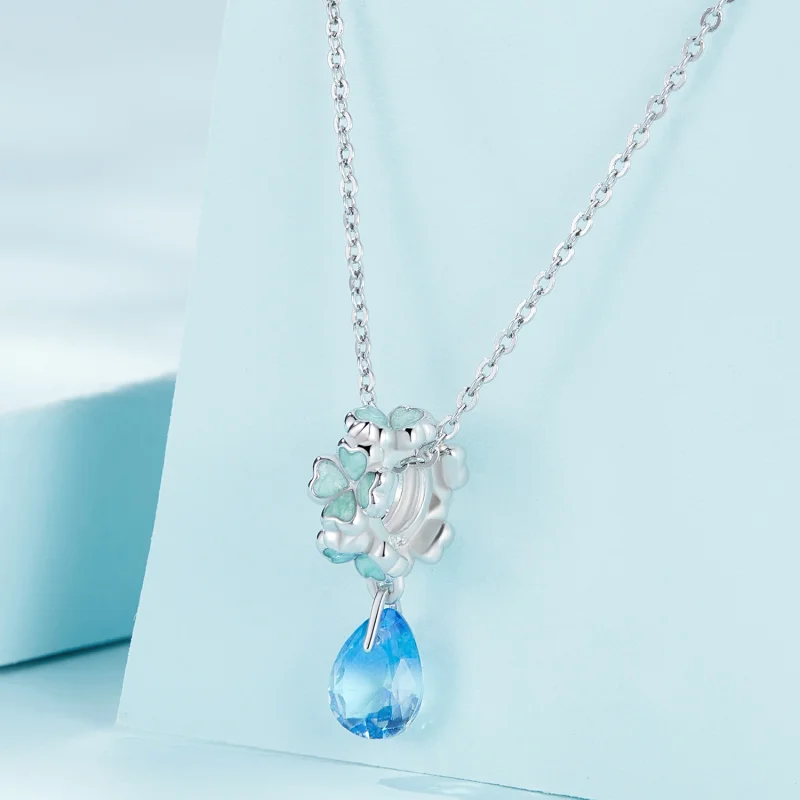 (image for) Pandora Style Four Leaf Clover Spacer - SCC2485 - View 2