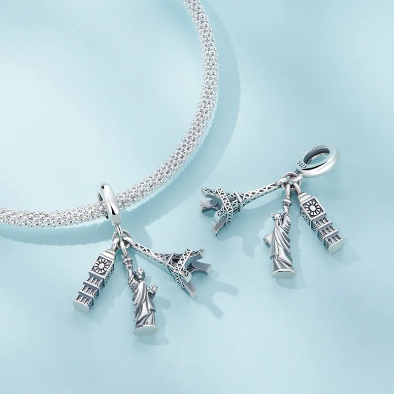 (image for) Pandora Style Global Travel Dangle - SCC2483 - View 4