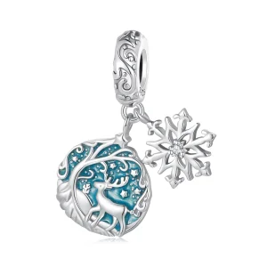 (image for) Pandora Style Glow-In-The-Dark Elk Dangle - SCC2661
