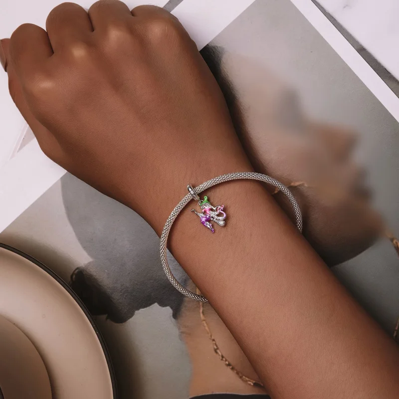 (image for) Pandora Style Glow-in-the-dark witch Dangle - SCC2608 - View 5