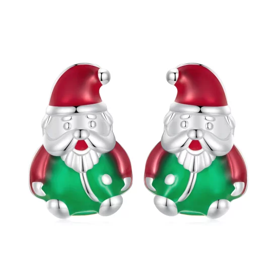 Pandora Style Glow-In-The-Dark Christmas Studs Earrings - BSE918