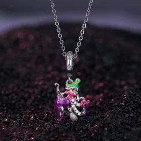 Pandora Style Glow-in-the-dark witch Dangle - SCC2608 Pandora Style Glow-in-the-dark witch Dangle - SCC2608