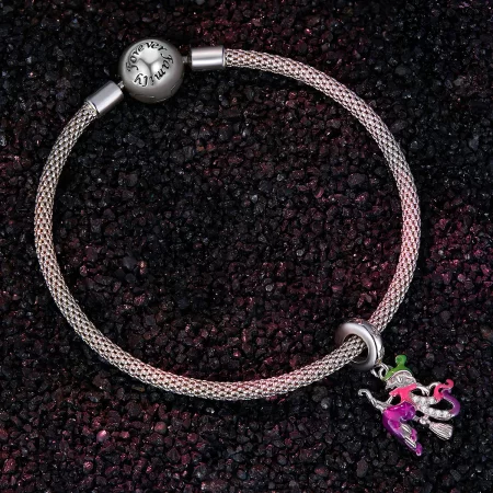 Pandora Style Glow-in-the-dark witch Dangle - SCC2608