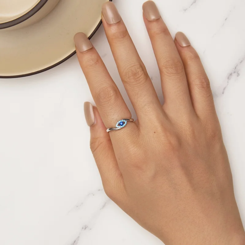 (image for) Pandora Style Guardian Demon Eye Ring - SCR947 - View 5