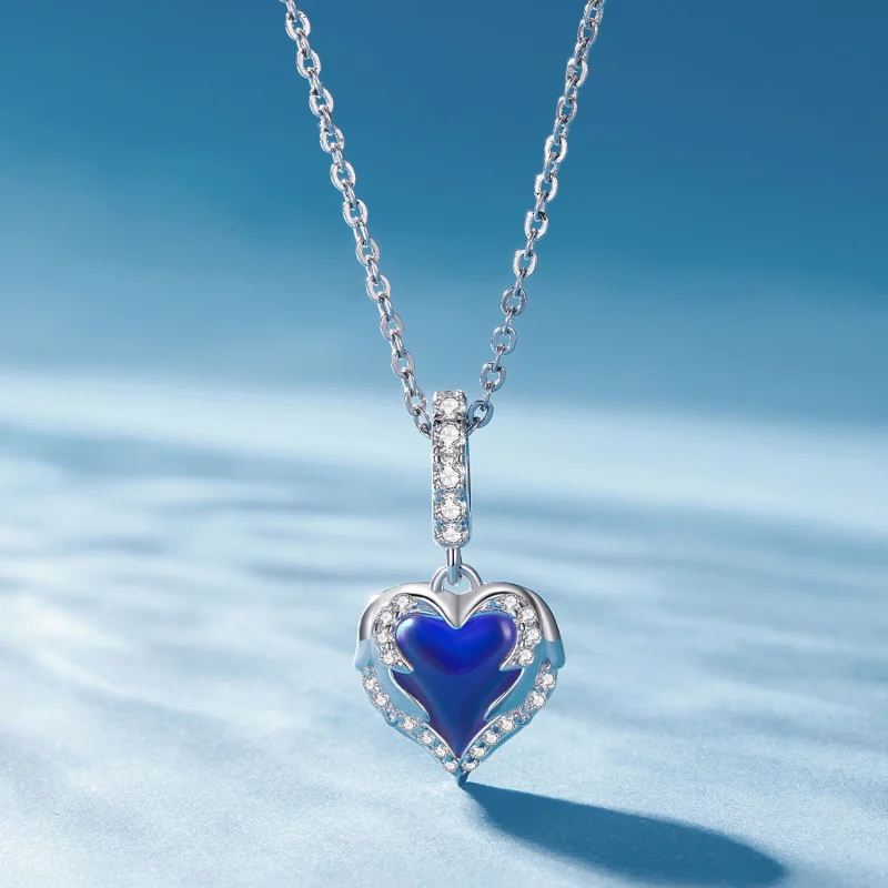 (image for) Pandora Style Guardian Heart Dangle - BSC900 - View 2