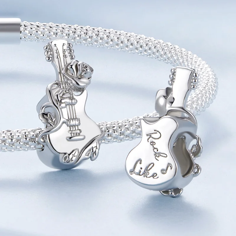 (image for) Pandora Style Guitar Charm - BSC813 - View 4