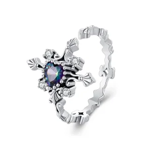 (image for) Pandora Style Halloween Cross Open Ring - BSR482-E