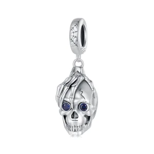 (image for) Pandora Style Halloween Skull Dangle - SCC2606