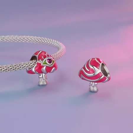 Pandora Style Hallucinogenic Mushrooms Charm - SCC2532