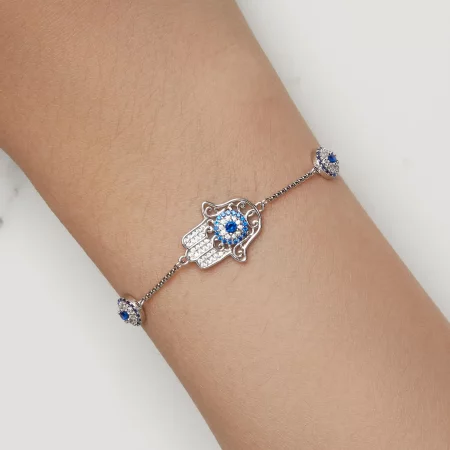 Pandora Style Hand of Fatima Bracelet - BSB140