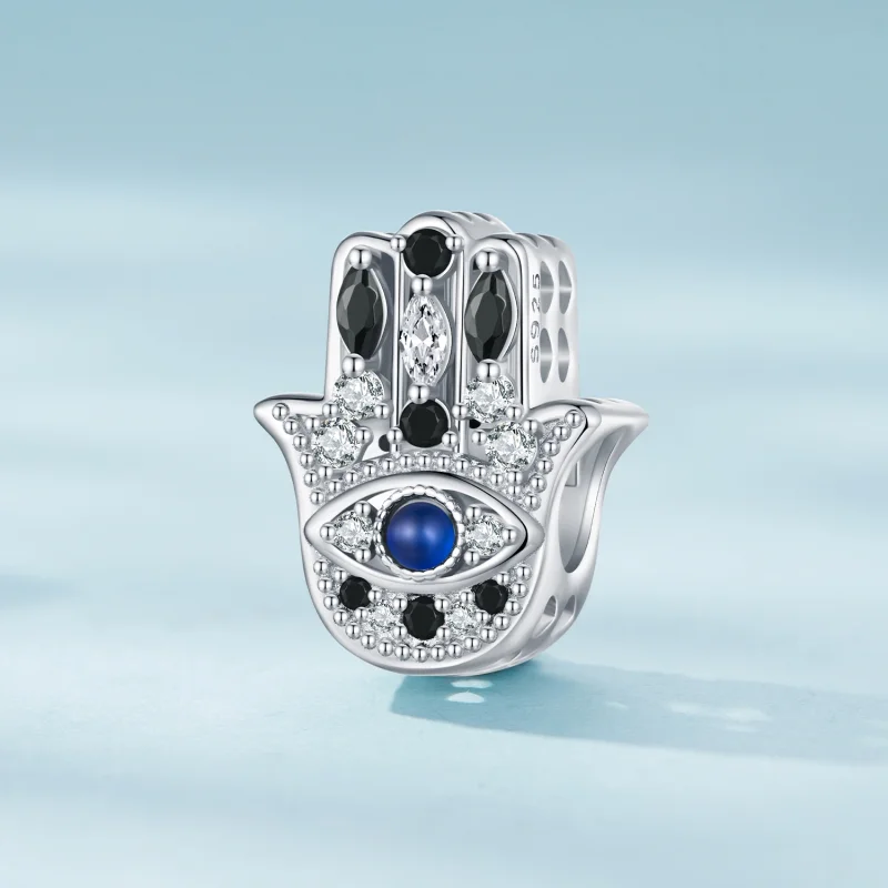 (image for) Pandora Style Hand of Fatima Charm - SCC2522 - View 2