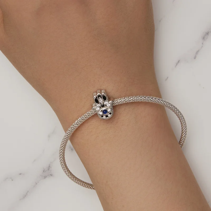 (image for) Pandora Style Hand of Fatima Charm - SCC2522 - View 7