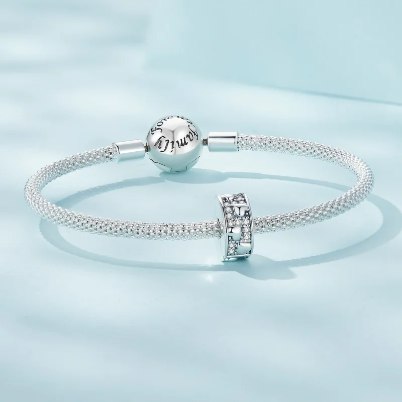 (image for) Pandora Style Heart Clip - SCC2492 - View 5