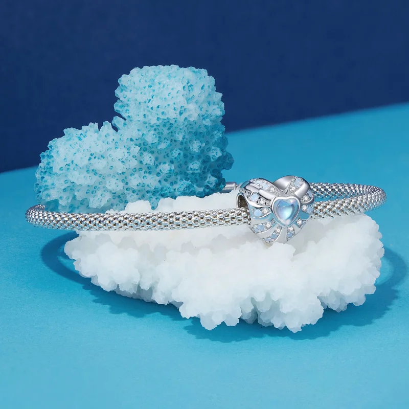 (image for) Pandora Style Heart of Illusion Charm - BSC918 - View 5