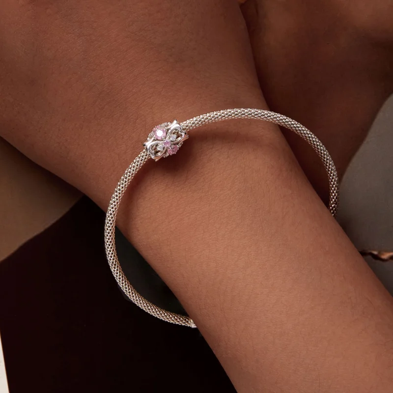 (image for) Pandora Style Heart Shape Small Waist Charm - BSC924 - View 7