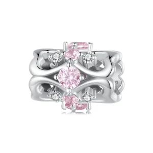 (image for) Pandora Style Heart Shape Small Waist Charm - BSC924
