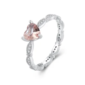 (image for) Pandora Style Heart Shaped Chameleon Ring - BSR479