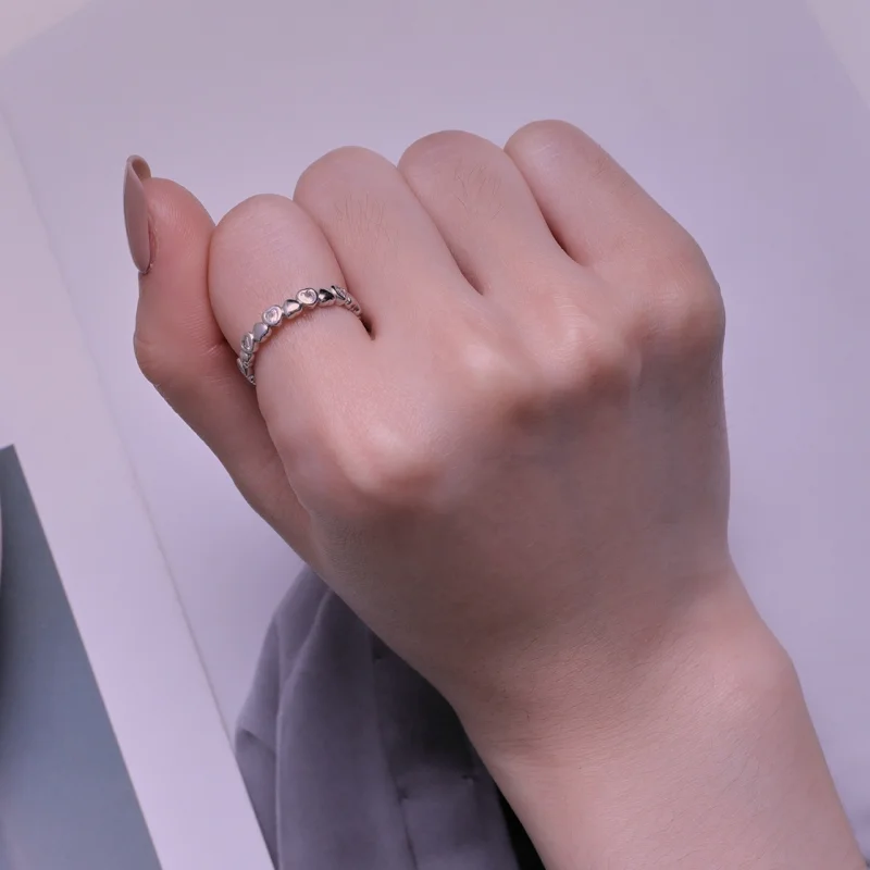 (image for) Pandora Style Hearts Ring - BSR421 - View 6