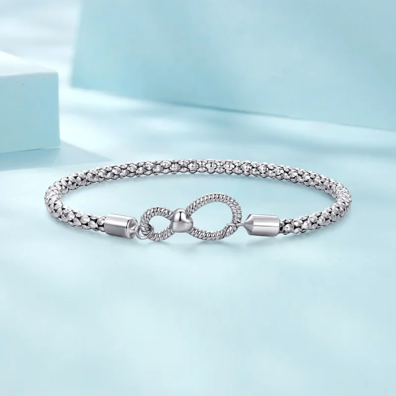(image for) Pandora Style Infinity Basic Chain Bracelet - SCB260 - View 3