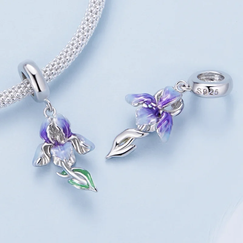 (image for) Pandora Style Iris Dangle - BSC815 - View 4