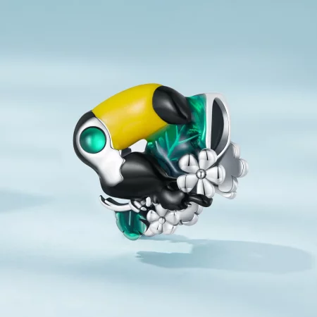 Pandora Style Jungle Toucan Charm - SCC2520