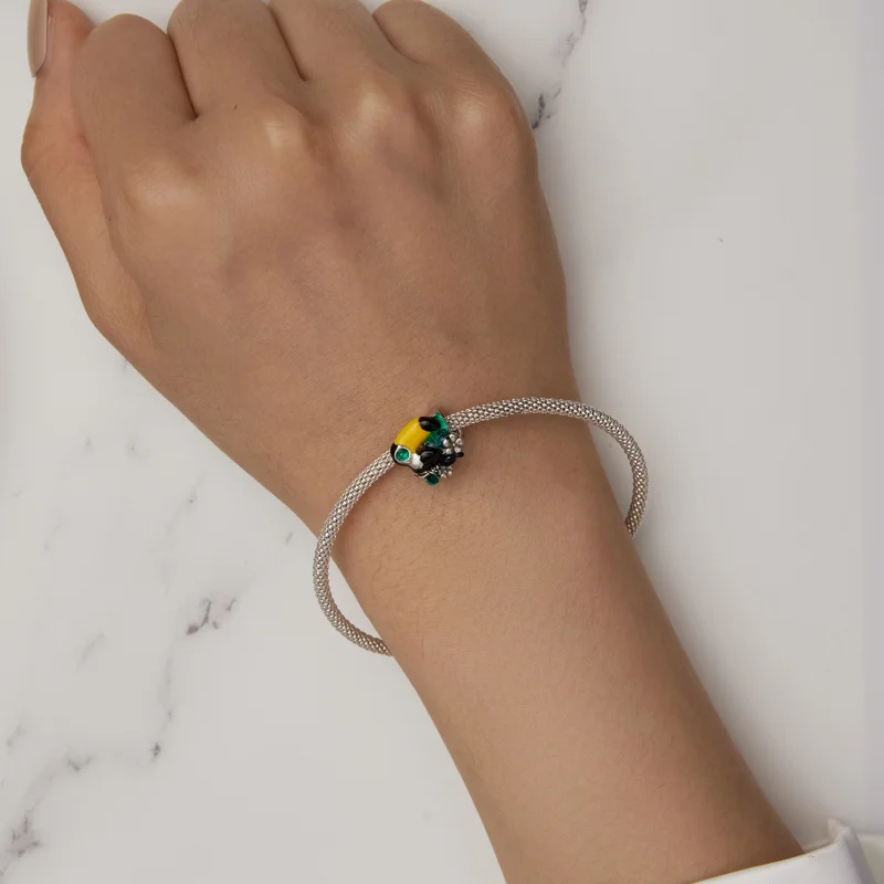 (image for) Pandora Style Jungle Toucan Charm - SCC2520 - View 6