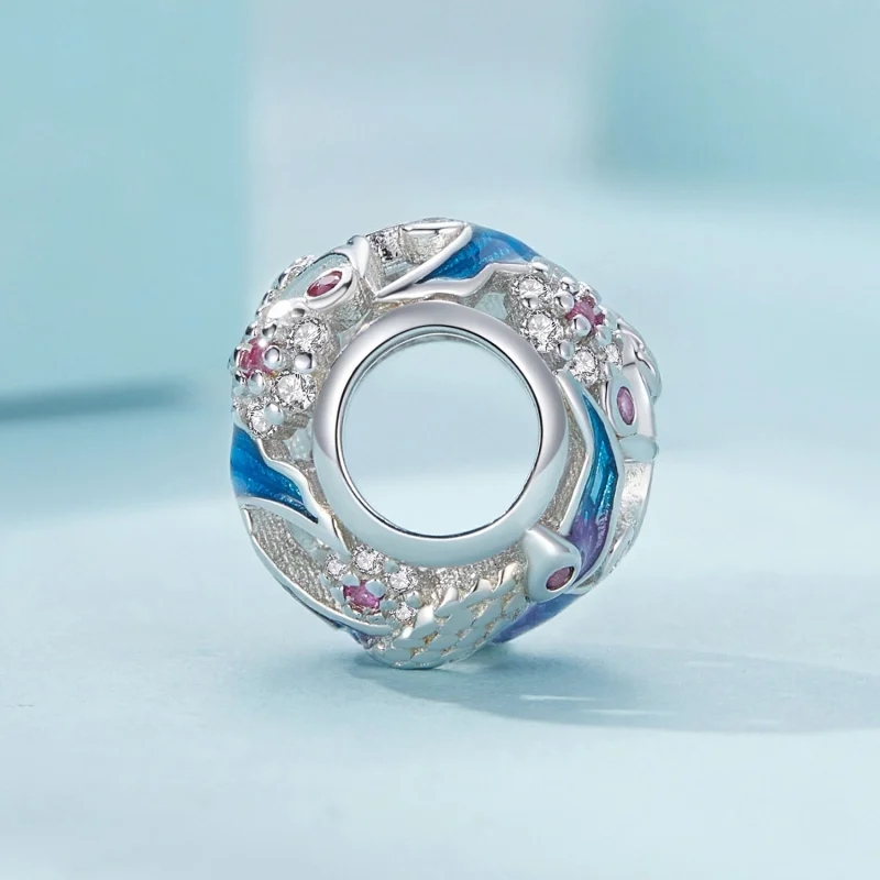 (image for) Pandora Style Kingfisher Charm - SCC2627 - View 3