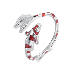 (image for) Pandora Style Koi Open Ring - BSR474-E