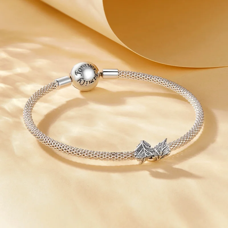 (image for) Pandora Style Leaf Charm - SCC2575 - View 5