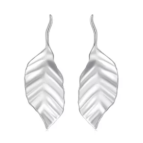 Pandora Style Leaves Studs Earrings - BSE812 Pandora Style Leaves Studs Earrings - BSE812