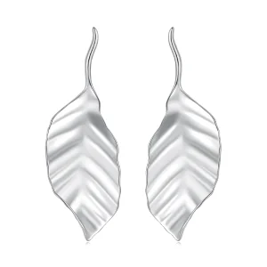 (image for) Pandora Style Leaves Studs Earrings - BSE812