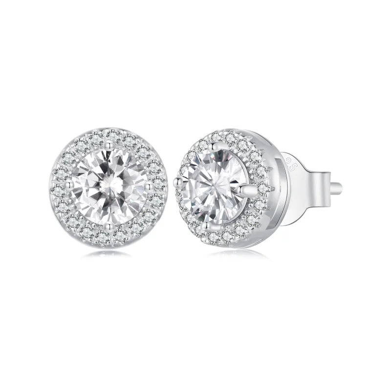 (image for) Pandora Style Light Luxury Stud Earrings - BSE893 - Product Image