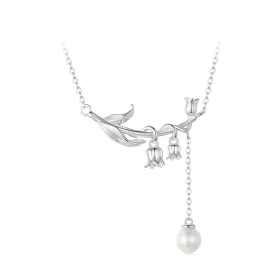 Pandora Style Lily of The Valley Necklace - BSN357 Pandora Style Lily of The Valley Necklace - BSN357