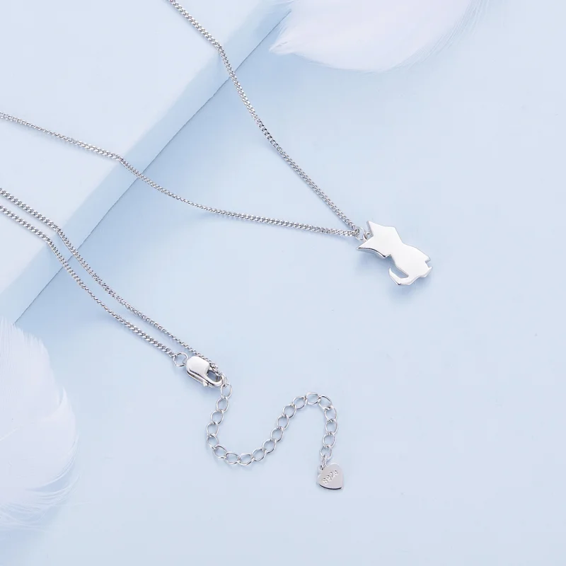 (image for) Pandora Style Little Fox Necklace - BSN319 - View 4