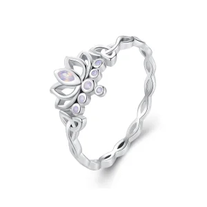 (image for) Pandora Style Lotus Ring - BSR487