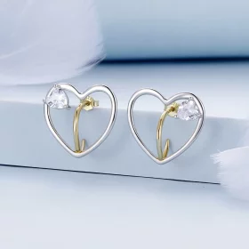 Pandora Style Love Studs Earrings - BSE888 Pandora Style Love Studs Earrings - BSE888
