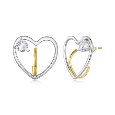 Pandora Style Love Studs Earrings - BSE888 Pandora Style Love Studs Earrings - BSE888