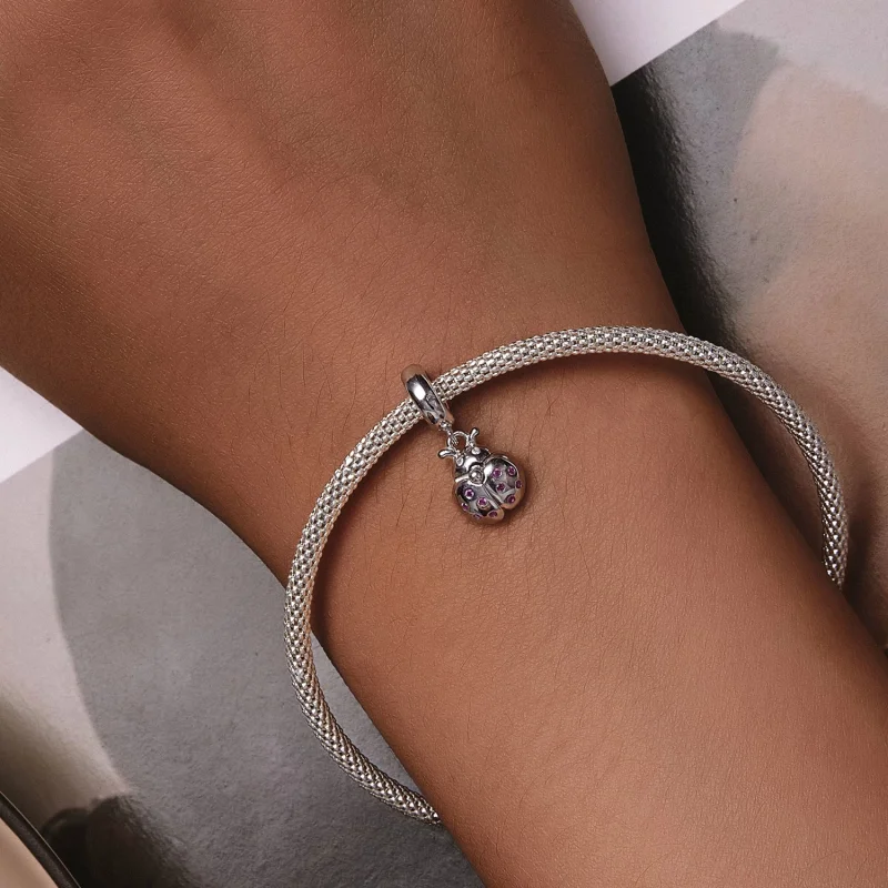 (image for) Pandora Style Lucky Ladybug Dangle - SCC2613 - View 6