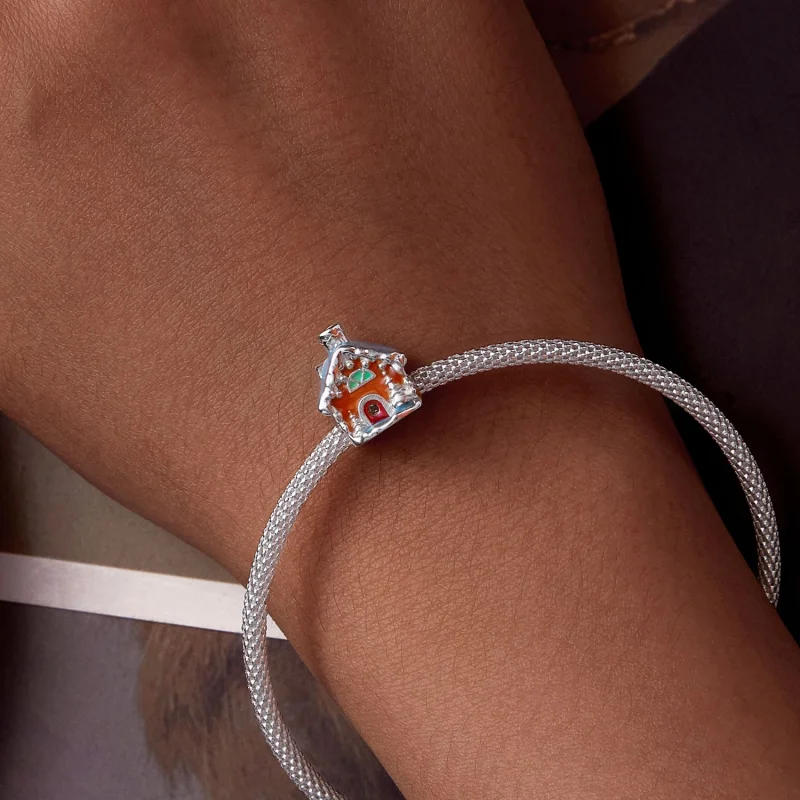 (image for) Pandora Style Luminous Christmas Eve House Charm - SCC2646 - View 7