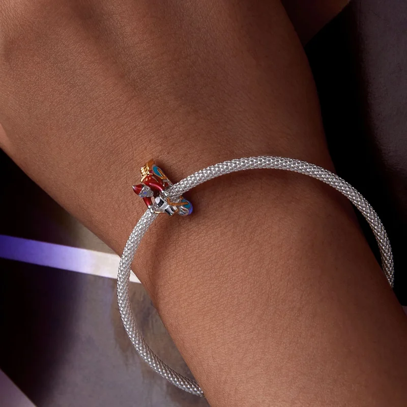 (image for) Pandora Style Luminous Santa Claus Is Here Charm - SCC2645 - View 9