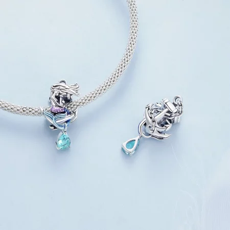 Pandora Style Mermaid Anchor Charm - BSC903