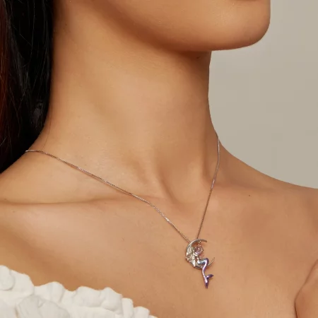 Pandora Style Mermaid Necklace - BSN338