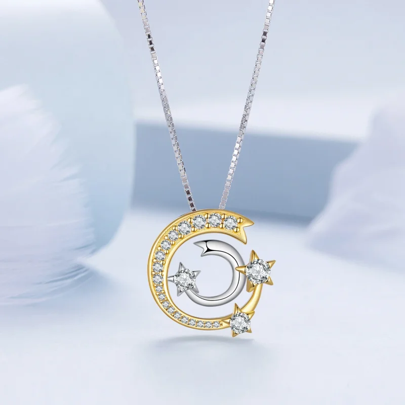 (image for) Pandora Style Meteor Necklace - BSN350 - View 3