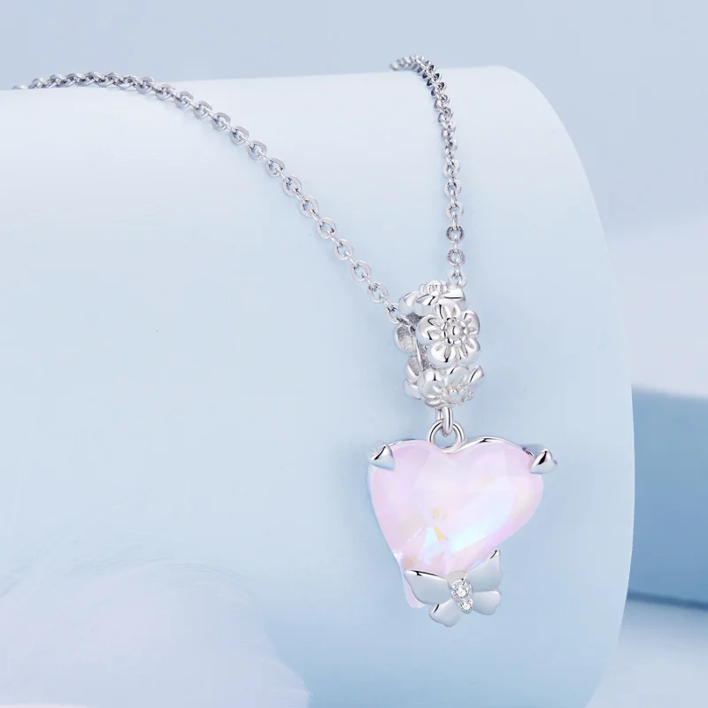 (image for) Pandora Style Mocha Butterfly Dangle - BSC809 - View 2