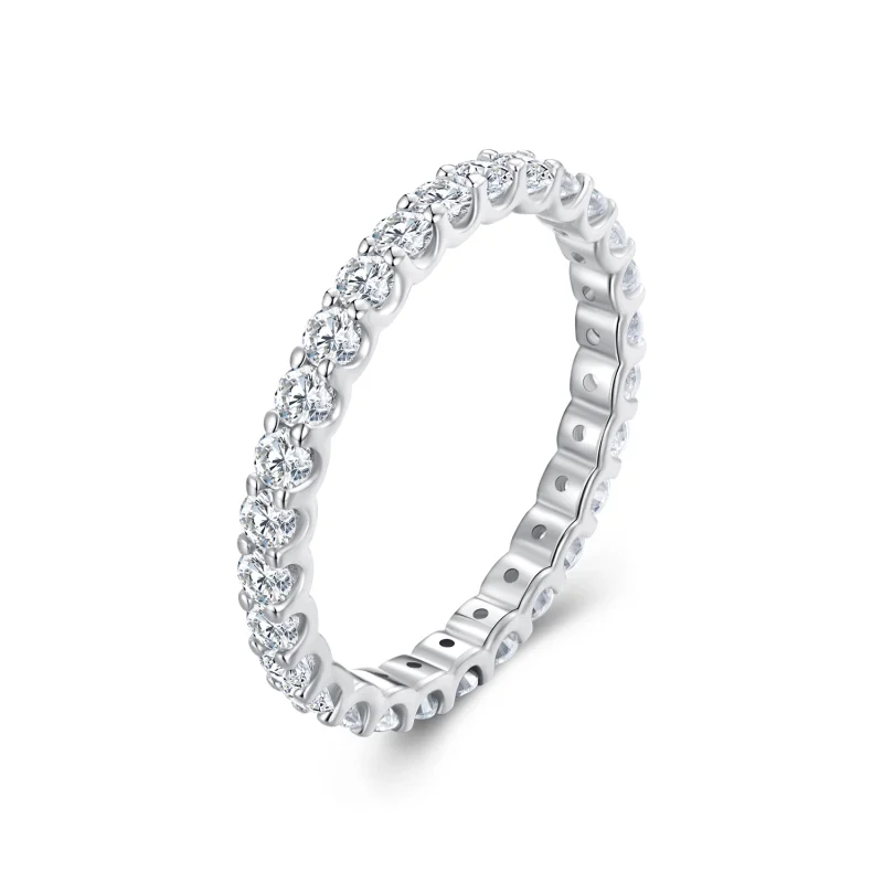 (image for) Pandora Style Moissanite Ring - MSR034 - Product Image